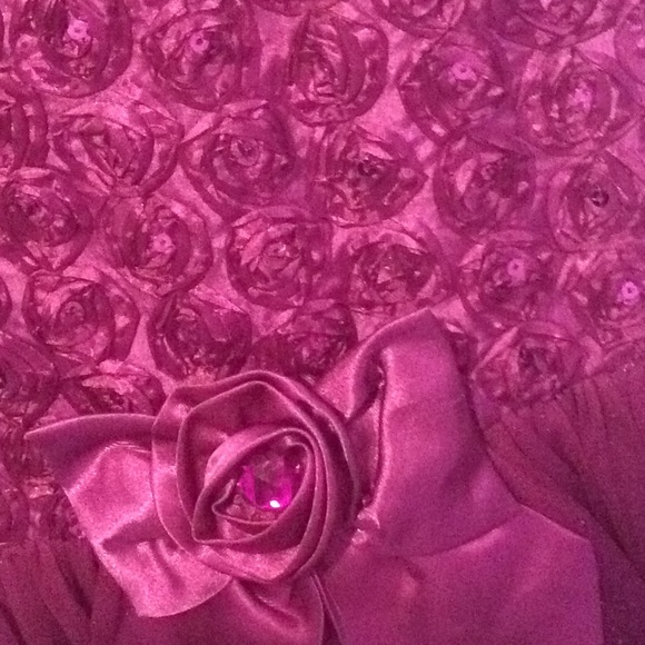 Sparkly Purple Rose Dress - Picture 2 of 3